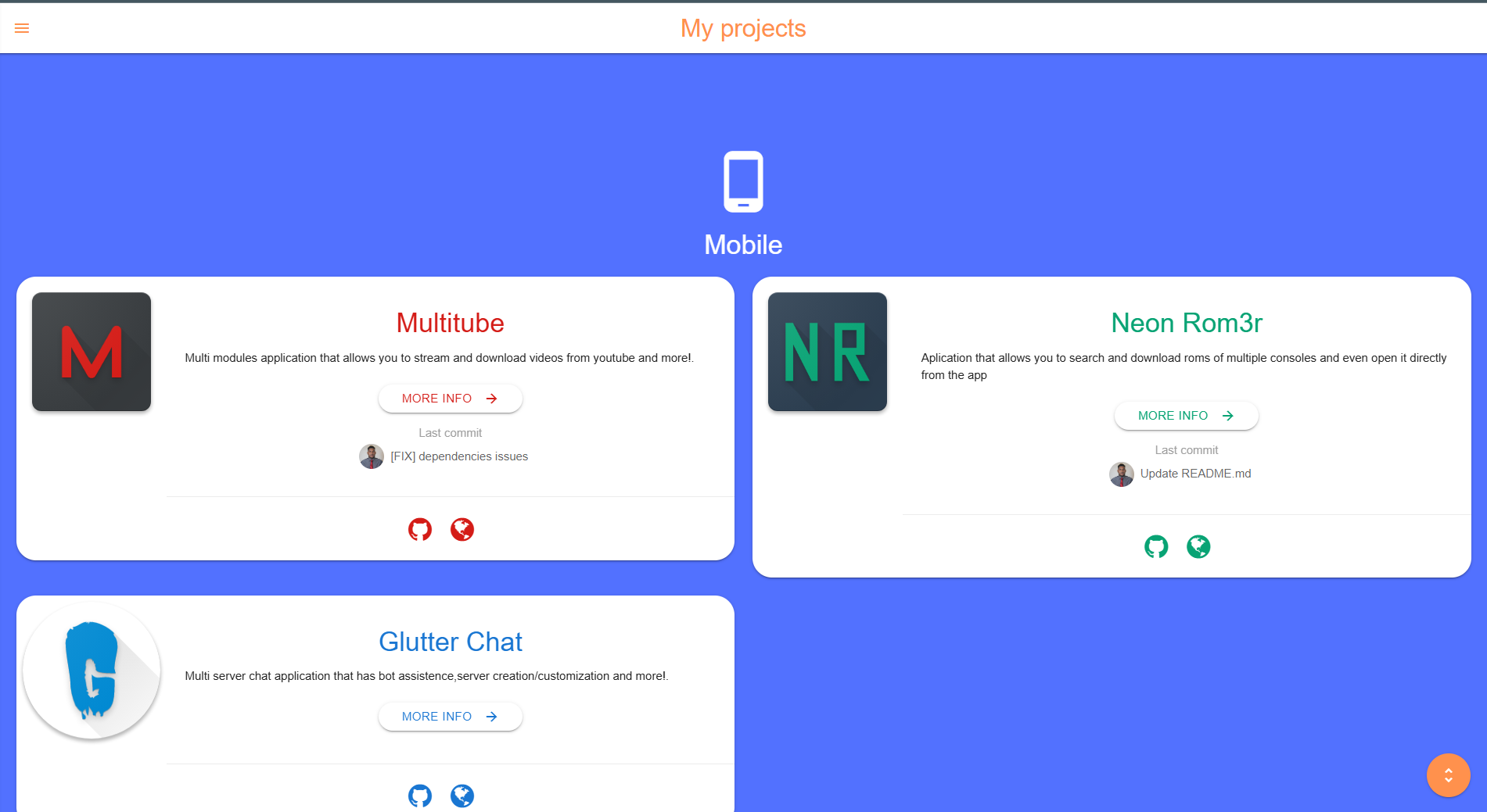 Portfolio Website (V1) screenshot 7